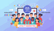 © Marian - Loyalty marketing concept with a diverse group of happy people receiving online rewards and referral bonuses, symbolizing friend advertising and employee appreciation for good job performance