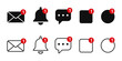© TaqwaaArtworks - Set of Notification Bell Icons for Alerts, Sound, and Communication, Subscribe Button or Reminder icon of ringing bells for incoming inbox messages Vecor EPS 10 Design Elements