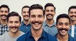 © Sumaiya - Group of men with mustaches smiling together