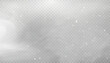 © MAKSYM - Winter snowstorm effect with snow, cold wind effect, soft fog and small snow particles on transparent background; winter Christmas design element.