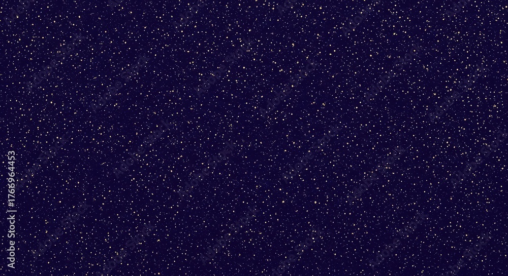 Night sky full of twinkling stars on deep blue background Stock ...