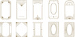 © gavi - A collection of elegant and stylish vector frames, featuring intricate geometric patterns, art deco aesthetics, and vintage-inspired borders perfect for decorative design elements