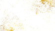 © Ink2Link - Rich gold foil splatter texture with glitter and dust particles on transparent background, luxurious decorative overlay for invitations, banners, and premium design.