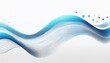 © Jacqueline - wavy lines of blue dots against a white background