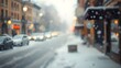 © 행운 행 - 눈내리는 크리스마스 동네 분위기a snowy Christmas neighborhood atmosphere