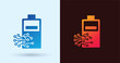 © Sakibart - Battery Circuit Power Logo For Energy Tech Digital Branding Modern Minimal Clean Business Identity Design