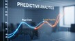 © Nazuro - Digital display showcasing predictive analytics with lines for past data trends future projections on grid background, illustrating business growth forecasting insights.