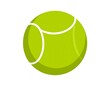 © Anisa Rahma dani - A brightly lit, isolated tennis ball showing its green color with white lines