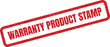 © Mahmud - Rectangular grunge warranty product stamp indicating an item is guaranteed with authentic assurance