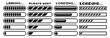 © fim.design - Pixel loading bars. 8-bit UI progress bar, retro loading indicator, pixel art digital interface. Game loader bar, progress animation and pixelated waiting bar vector set