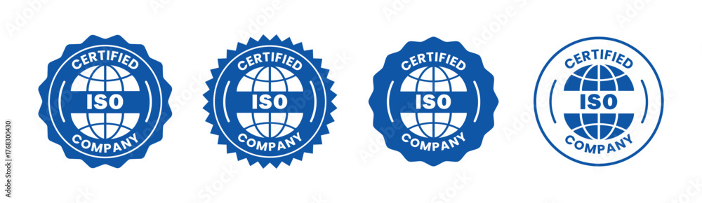 Iso quality management system certification badge iso 9001, iso 9001 ...