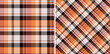© SolaruS - Warm, cozy tartan patterns in hues of orange, peach, and black. Perfect for autumnal designs, textiles, or graphic elements. Classic, versatile, and inviting.