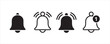 © Rafi GFX - Get notified! Modern bell icons for social media and app designs calling for your attention on a white backdrop