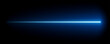 © dlyastokiv - Glowing light blue line, moving light streak ray, shining ray effect