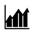 © Atique62 - Graph illustration showing steady increasing upward trend in a business context