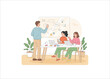 © Narin - The overall scene conveys cooperation, strategic development, and the launch of new projects within a productive and modern workplace environment.