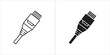 © Normal - Network cable connector