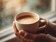 © Chayada - Enjoying coffee on a cozy morning at home lifestyle photo warm environment indoor viewpoint comfort concept