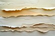 © MrHamster - A layered composition of torn papers in muted cream, beige, and tan tones, showcasing a textured and artistic effect.