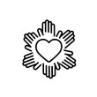 © GrandDesign - A heart radiating from a starburst of stylized hands - symbolizing open collaboration and welcoming culture.