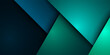 © devi - Green turquoise and Blue background vector overlap layer on dark space for background design