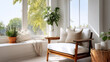 © Olena - Enjoy a cozy winter holiday preparation with a comfortable chair by the window.