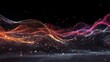 © Mitchell - Stunning abstract glowing particle waves for modern technology backgrounds and dynamic presentations that will captivate your audience with vibrant energy