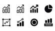 © Design Point - Set of various business graph and chart Vector icons