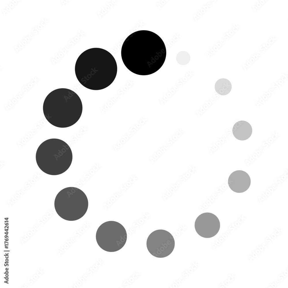 Status Loading Project Icon Vector image of a loading icon. Collection loading status. Loading ...