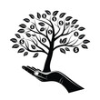 © MdRasel - Financial Growth Concept Hand Holding Money Tree. Illustrative representation of investment and wealth