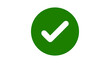 © Sudharsan - Green tick circle - approved, done, verified icon