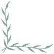 © Rachel - Botanical Corner Frame | Border Element | Leafy Vector Graphic