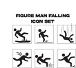 © Buya - FIgure Man Falling Icon Set