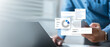 © Garun Studios - ads, budget, set, daily, caps, A businessman using smartphone and laptop analyzing social media advertising performance dashboard, showing audience growth, ad spend, and campaign analytics data.