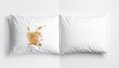 © Hyndk - Before and After A Stain-Free Pillow Transformation