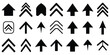 © Hike Studio 786 - Set swipe up arrows icons. Different black arrows sign upwards. Scroll or swipe up. Graphic vector elements for web, applications, infographic, social media. Collection of swipe up icons arrows