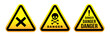 © Riki Rudd - Set icon danger sign vector