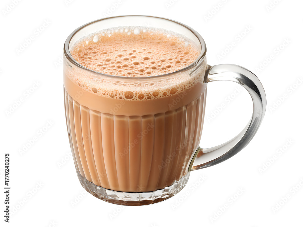 Malaysian Teh Tarik Milk Tea: Traditional Pulled Frothy Hot Drink Stock ...