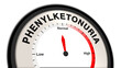 © Hermanthos - Phenylketonuria at normal severity displayed on a barometer or tachometer, indicating manageable metabolic dysfunction, controlled symptoms, and the need for routine monitoring and dietary care