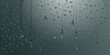 © Oleksandr - Realistic water drops and flowing rain streaks on glass surface background