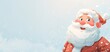 © Yahor Shylau  - Santa Claus with space for text illustration.
