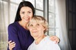 © BillionPhotos.com - Joyful happy woman embraces mother celebrating