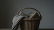 © Stas - Empty wicker basket symbolizing complete depletion of household supplies