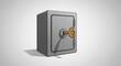 © Waqar - A safe with a key in the lock symbolizes security, protection, and access to valuable assets