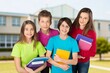 © BillionPhotos.com - Group of multiethnic school children classmates walking outdoor