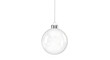 © NIt - Clear Glass Christmas Ornament Hanging on PNG Background