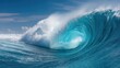 © Graphit Stocks - Powerful ocean wave crashing with dynamic energy and turquoise waters