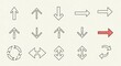 © logo - Directional Arrows - A Set of Navigation Icons for Web and Graphic Design.