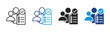 © Elzicon - Team Report icon set multiple style collection