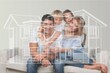 © BillionPhotos.com - A happy young family with house interface